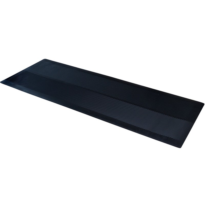 CLIMATEX Indoor/Outdoor Rubber Runner Mat, Door Mat For Floor Protection, 27" X 6', Black (9A-110-27C-6) - Image 1